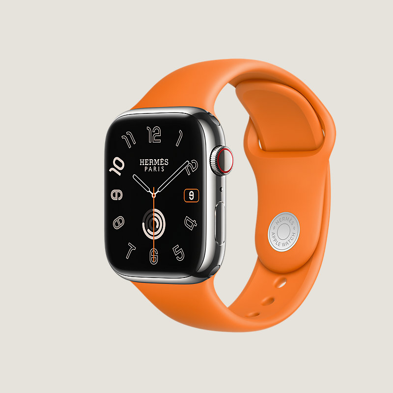 Series 9 ケース & Apple Watch Hermès シンプルトゥール 《ブリドン》 45 mm | Hermès - エルメス -公式サイト